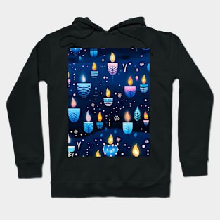 Radiant Menorah Lights - HAPPY HANUKAH Hoodie